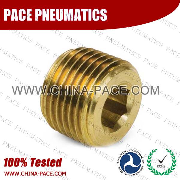 Hex Socket Plug, Brass Pipe Fittings, Brass Threaded Fittings, Brass Hose Fittings, Pneumatic Fittings, Brass Air Fittings, Hex Nipple, Hex Bushing, Coupling, Forged Fittings